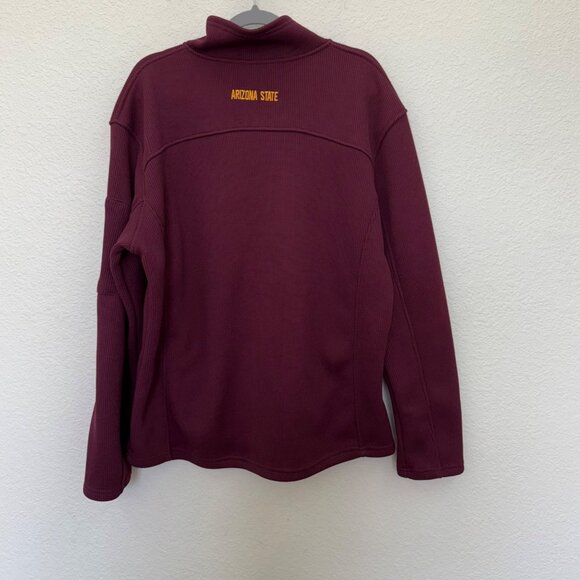 Campus Heritage Arizona State Sun Devils College 1/4 Zip Pullover Shirt Mens XL - Picture 7 of 9